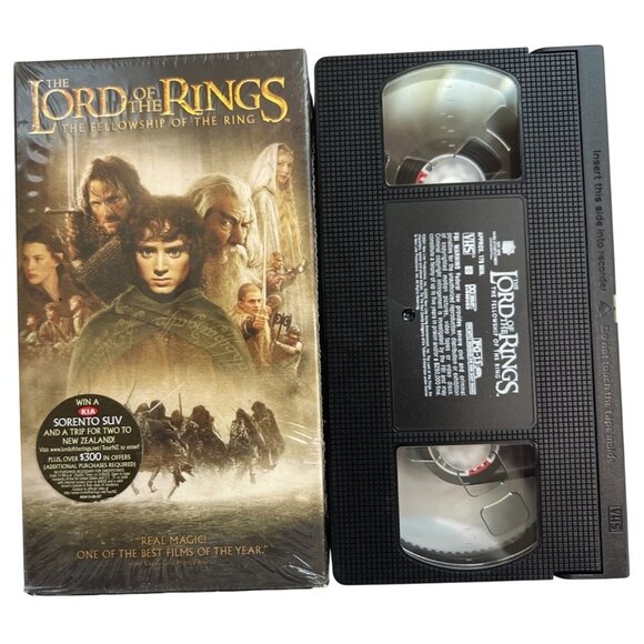 The Lord Of The Rings: The Fellowship Of The Ring VHS 2001 New Sealed - Picture 1 of 6